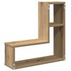 vidaXL Wandregale 2 Stk. Artisan-Eiche 50x15x50 Holzwerkstoff