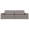 vidaXL Schlafsofa 200cm Taupe Stoff