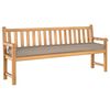 vidaXL Palettenkissenset 2 pcs Taupe 200 x 40 x 8 cm Oxford-Gewebe