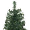 vidaXL K&uuml;nstlicher Weihnachtsbaum mit 300 LEDs mit St&auml;nder Gr&uuml;n 270 cm