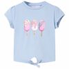 Kinder-T-Shirt Blau 128