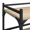 vidaXL K&uuml;chentrolley Sonoma-Eiche 50 x 35 x 75,5 cm Holzwerkstoff