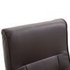 vidaXL Massagesessel Braun Kunstleder