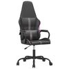 vidaXL Gaming-Stuhl Schwarz und Grau Kunstleder
