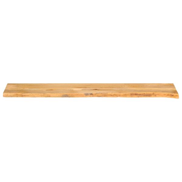 vidaXL Tischplatte mit Baumkante 140x40x2,5 cm Massivholz Mango