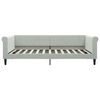 vidaXL Tagesbett Hellgrau 100x200 cm Samt