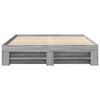 vidaXL Bettgestell ohne Matratze Grau Sonoma 160x200 cm Holzwerkstoff