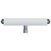 vidaXL Wandmontierter Duschablauf Silber 50 cm Edelstahl 304