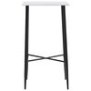 vidaXL 5-tlg. Bar-Set Stoff Dunkelgrau