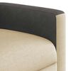 vidaXL Relaxsessel mit Aufstehhilfe Creme Stoff