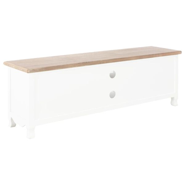 vidaXL TV-Schrank Wei&szlig; 120&times;30&times;40 cm Holz