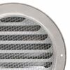 vidaXL L&uuml;ftungsgitter 8 pcs Silber 200 mm Edelstahl