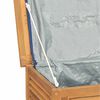vidaXL Gartenbox mit Beutel 175x50x55 cm Massivholz Teak