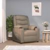 vidaXL Relaxsessel Cappuccino-Braun Kunstleder