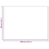vidaXL Outdoor-Teppich Floral ARAKIL Rosa und Wei&szlig; 400 x 300 cm