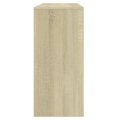 vidaXL Konsolentisch Sonoma-Eiche 100x35x76,5 cm Holzwerkstoff