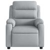 vidaXL Relaxsessel Hellgrau Stoff