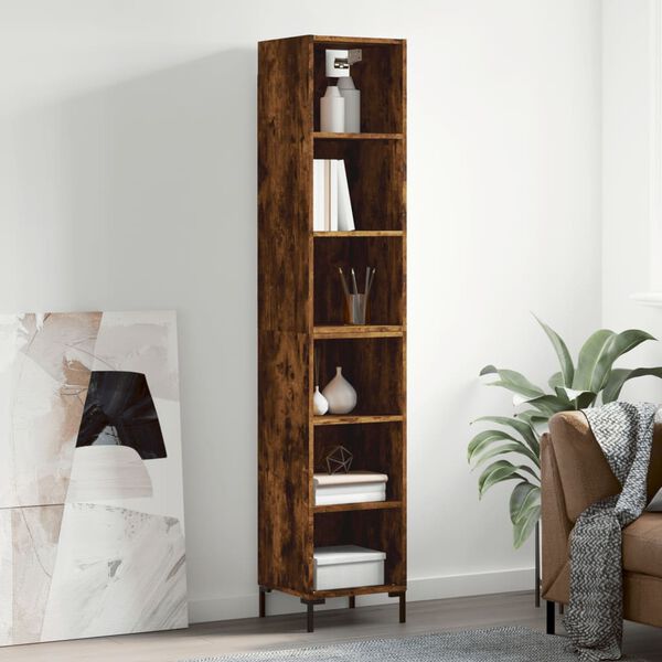 vidaXL Highboard R&auml;uchereiche 34,5x32,5x180 cm Holzwerkstoff