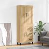 vidaXL Highboard Sonoma-Eiche 69,5x34x180 cm Holzwerkstoff