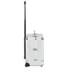 vidaXL Kosmetik-Trolley 35&times;29&times;45 cm Silbern Aluminium