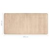 vidaXL Hochflor-Bettvorleger 3 Stk. Beige