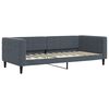 vidaXL Tagesbett Dunkelgrau 90x200 cm Samt