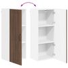 vidaXL K&uuml;chenschrank Braun Eichen-Optik 40 x 31 x 100 cm Holzwerkstoff