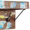 vidaXL Garderobenst&auml;nder Braun 73 x 19 x 23 cm Massivholz Altholz