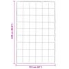 vidaXL Ganzjahresbettdecke Silber 155 x 220 cm Satin und Mikrofaser