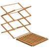 Bo-Camp Klappbarer Campingschrank Fitzroy Bambus