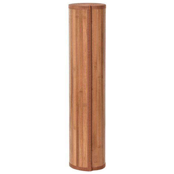 vidaXL Teppich Rechteckig Natur 80x200 cm Bambus