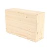 Esschert Design Wandbar mit Klappbarer Ablage M Natur
