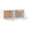 vidaXL Wandschrank Wei&szlig; 100x36,5x35 cm Holzwerkstoff