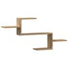 vidaXL Wandregal Artisan-Eiche 104x15x49 cm Holzwerkstoff