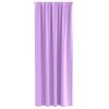 vidaXL Verdunkelungs-Vorh&auml;nge mit Ringen 2 pcs Lila 245 x 140 cm