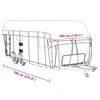 vidaXL Dachplane f&uuml;r Wohnwagen Grau 700x300 cm Vliesstoff