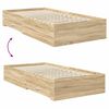 vidaXL Bettgestell mit Schubladen mit Kopfteil Holzwerkstoff
