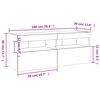 vidaXL TV-Wandschrank mit LED-Leuchten R&auml;uchereiche 100x30x40 cm