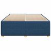 vidaXL Bettgestell ohne Matratze Blau 160x200 cm Stoff