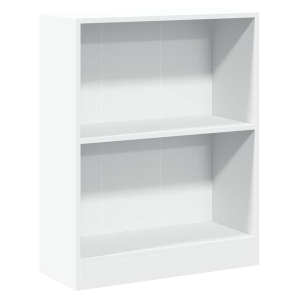 vidaXL Bücherregal Weiß 60x24x76 cm Holzwerkstoff
