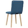 vidaXL Esszimmerst&uuml;hle 2 Stk. Blau Stoff