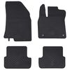 vidaXL Autofu&szlig;matte 4 pcs Schwarz geeignet f&uuml;r SANDERO 2020- Gummi