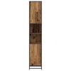 vidaXL Badezimmerm&ouml;bel-Set Altholz 35 x 37,5 x 188,5 cm Holzwerkstoff