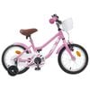 vidaXL Kinderfahrrad 16 Zoll f&uuml;r 4-6 Jahre alt Hellrosa