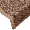 vidaXL Stufenmatten 30 Stk. 65x24x4 cm Braun Halbrund Gro&szlig;