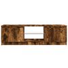 vidaXL TV-Schrank mit LED-Leuchten R&auml;uchereiche 120x30x36 cm