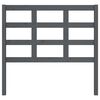 vidaXL Bett-Kopfteil Grau 105,5x4x100 cm Massivholz Kiefer