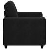 vidaXL Sessel Schwarz 60 cm Samt