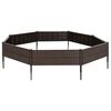 vidaXL Hochbeet 120x120x20 cm Polypropylen