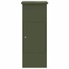 vidaXL Paketdrop-Box mit Speicher Olivgr&uuml;n 44,5 x 29 x 110,5 cm Stahl